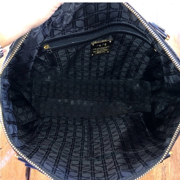 RAFE Black Crocodile-Embossed Leather Tote Bag - Picture 9 of 15